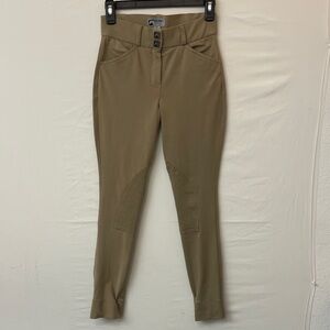 Dover Saddlery Riding Sport Beige-TanEquestrian Breeches Youth Size 12 ( K4)✨